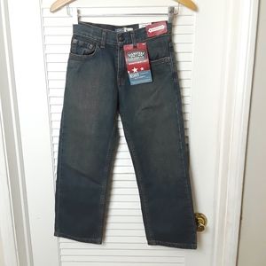Levi Strauss Signature Jeans Boys Adjustable Waist Relaxed Fit Regular 7